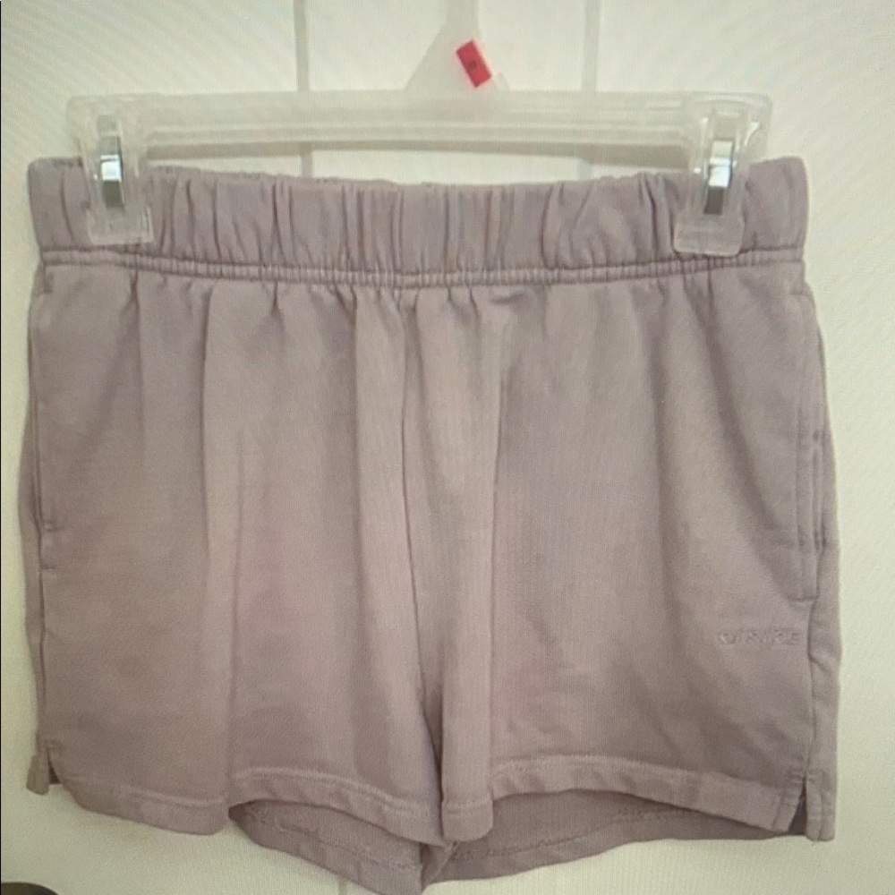 Women's Athletic Shorts in Light Purple